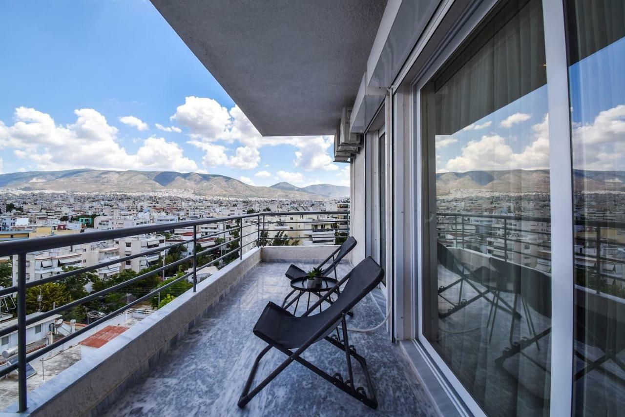Penthouse 3Bd Apt W/ Sea-View In Athenian Riviera Apartment Exterior photo